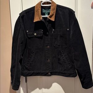 Ralph Lauren jacket for men. Leather trim.